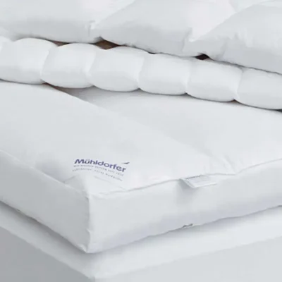 Mühldorfer Non-Allergy Mattress Topper - Microfiber with Silicone Mattress Topper