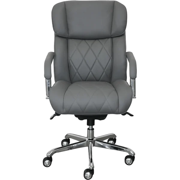 La-Z-Boy Sutherland Leather Office Chair - Grey
