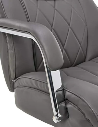 La-Z-Boy Sutherland Leather Office Chair - Grey