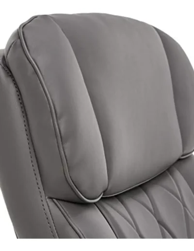 La-Z-Boy Sutherland Leather Office Chair - Grey